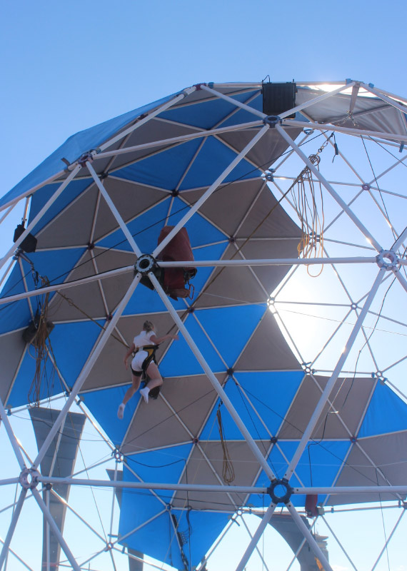 entertainment installation for events