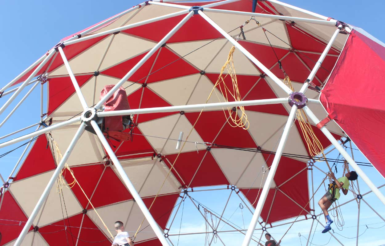 cupula geodesica domo